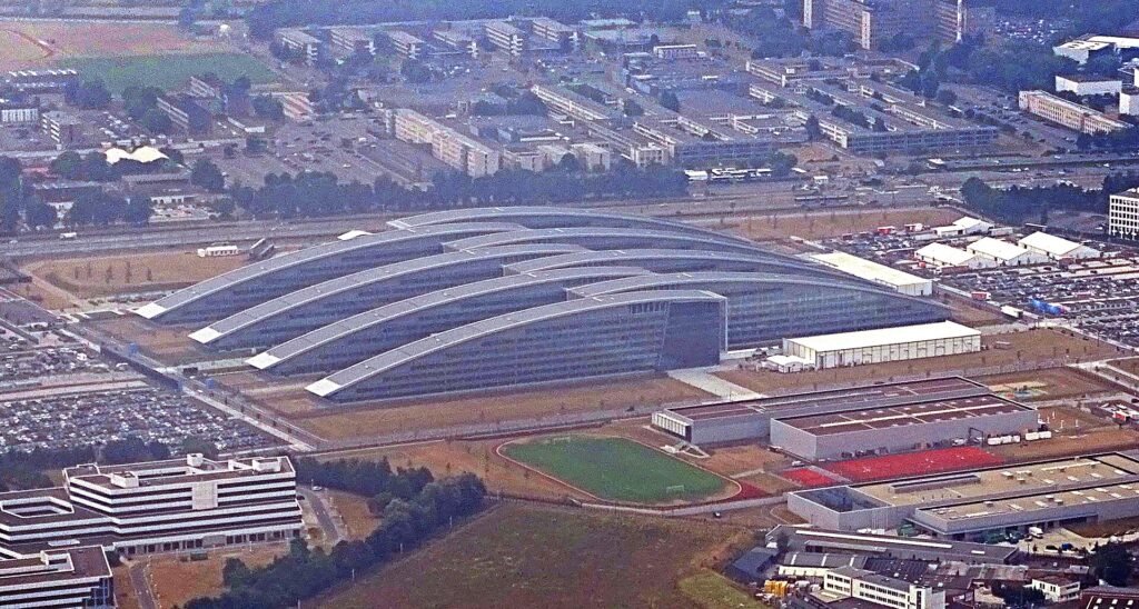 NATO headquarters in Brussels, where the US defense chief called for a force review