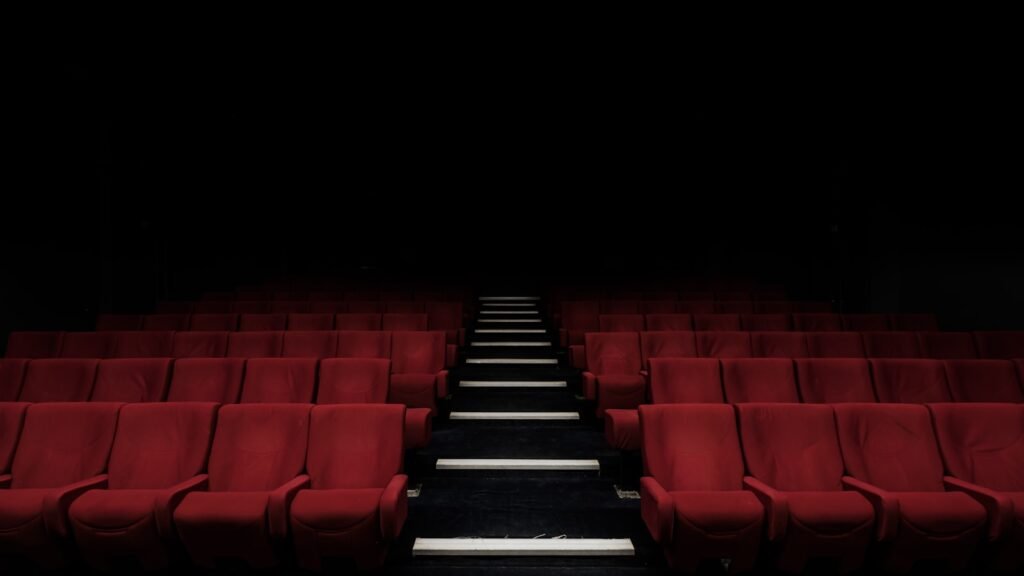 A cinema auditorium representing the box office milestone